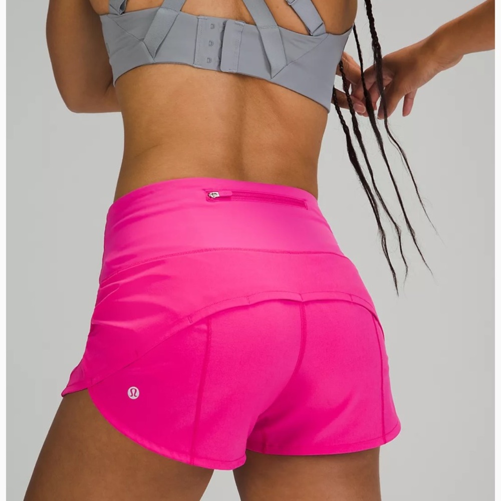 Lululemon Speed Up HR Short 2.5” * Sonic Pink - Picture 2 of 5